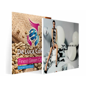 Foamex PVC board sign for indoor retail and event display.