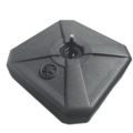 25 litre square water base for teardrop flag outdoor use.
