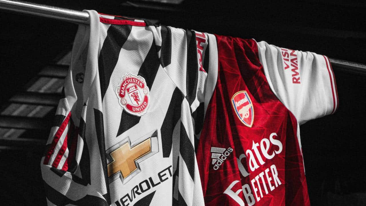 Two soccer shirts