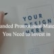 Seven branded promotional materials for business marketing.