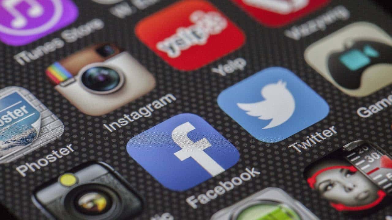 Various apps shown on a smartphone's display