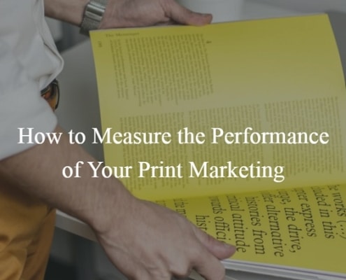 Measuring print marketing performance for business campaigns.