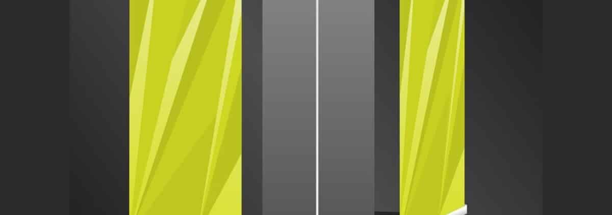 Creative ideas for repurposing and reusing old roller banners.