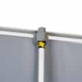 Branded interchangeable pull up banner for trade shows.