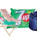 Printed deckchairs and beanbags for branded outdoor spaces.