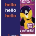 Economy pull up banner with aluminium base and carry case.