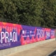 Custom printed heras fencing banner for events and sites.