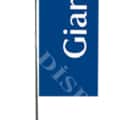 Large oversized custom printed flag for outdoor display.