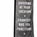 Custom printed rectangle banner flag for outdoor events.