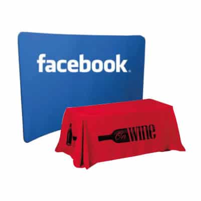 Exhibition stand bundle with zipper wall and tablecloth for the Ploughing Championship.