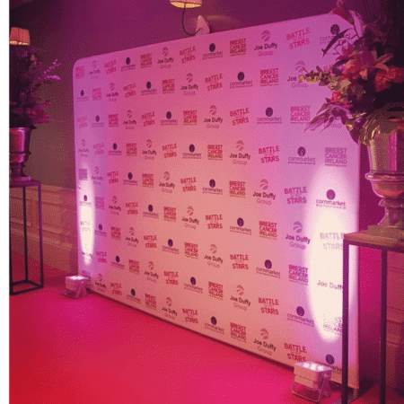 media wall display stand